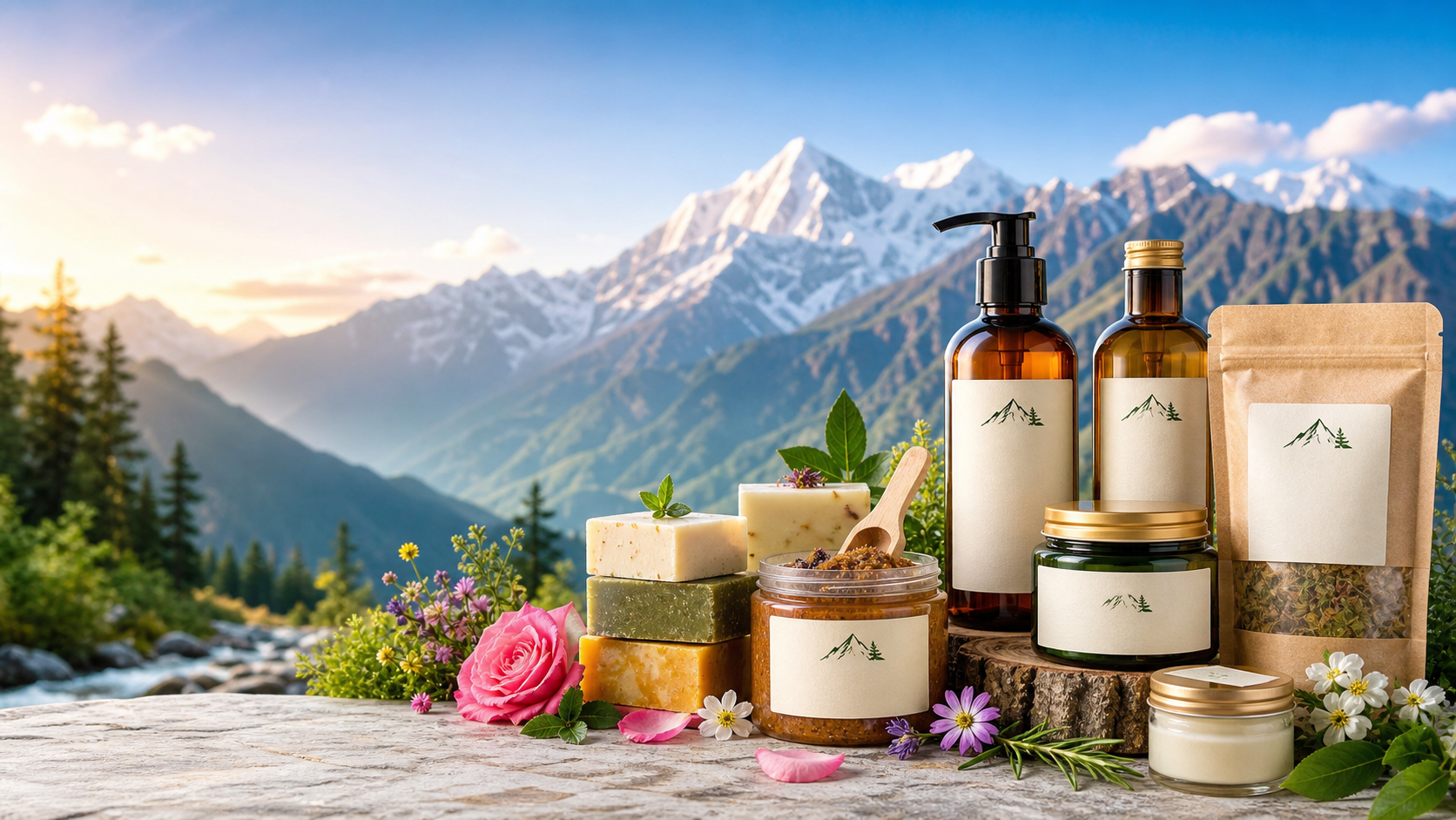 Himalayan organic skincare products